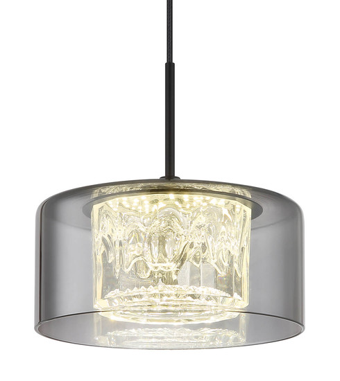 Globo Fogsy LED Hängeleuchte 6W Neutralweiß Schwarz Matt, Metall Ø15cm 15634