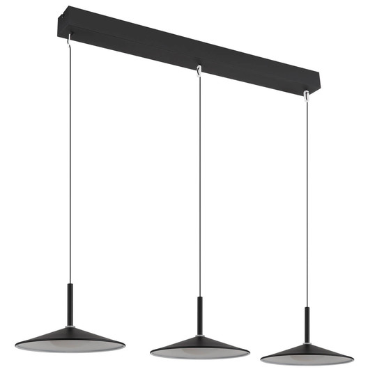 Globo Lampone LED Hängeleuchte 24W Neutralweiß Schwarz Matt, Metall Ø25cm 15635S-3H