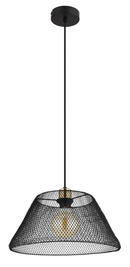 Globo Baku E27 Hängeleuchte 40W Schwarz Matt, Metall Ø36cm 15646H1