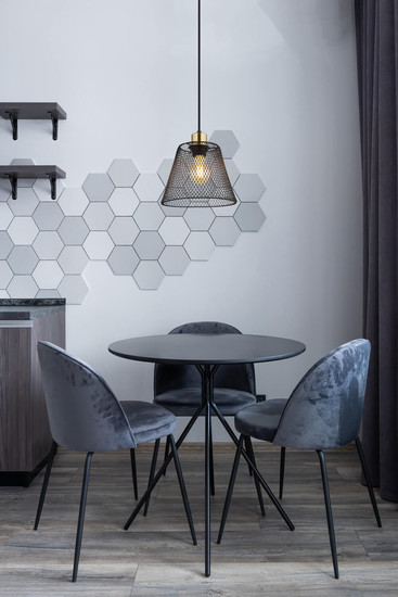 Globo Baku E27 Hängeleuchte 40W Schwarz Matt, Metall Ø20cm 15646H