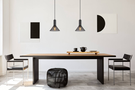 Globo Jedd E27 Hängeleuchte 60W Schwarz Matt, Metall Ø21cm 15648H1