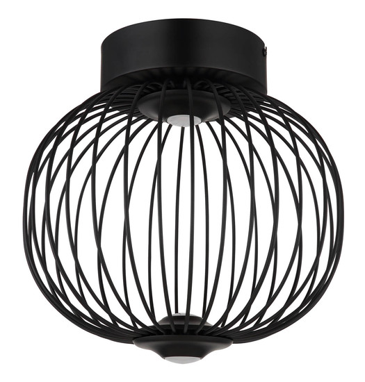 Globo Galway LED Deckenleuchte 15W Warmweiß Schwarz Matt, Metall Memoryfunktion Ø30cm 15652D