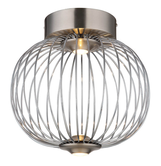 Globo Galway LED Deckenleuchte 15W Warmweiß Nickel Matt, Metall Memoryfunktion Ø30cm 15652DN