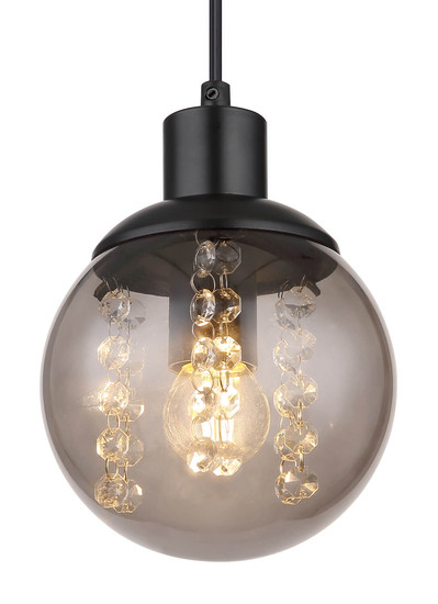 Globo Richard E27 Hängeleuchte 25W Schwarz Matt, Metall Ø15cm 15657H