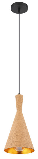 Globo Ludmilla E27 Hängeleuchte 40W Schwarz Matt, Metall Ø19cm 15687H