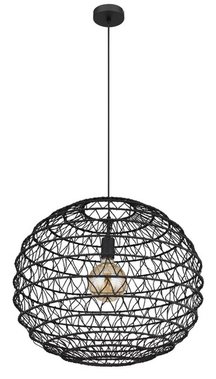 Globo Senni E27 Hängeleuchte 15W Schwarz Matt, Metall Ø59cm 15689H2