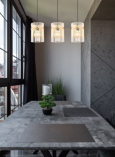 Globo Gorley E27 Hängeleuchte 3-fach 60W Goldfarben Matt, Metall Ø20cm 15698-3HM