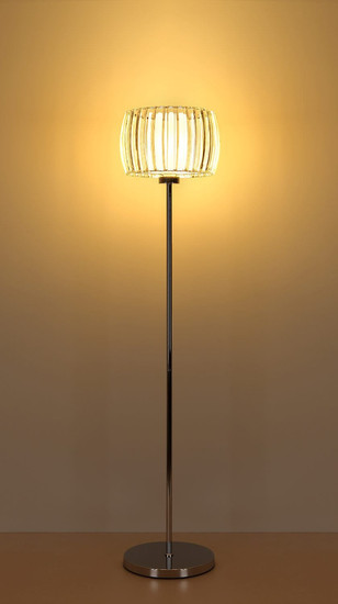 Globo Stehleuchte Maribel E27 Verchromt Metall 150cm