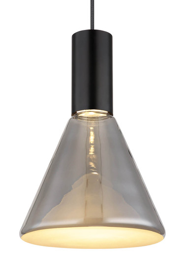 Globo Labora LED Hängeleuchte 8W Warmweiß Schwarz Matt, Metall Ø17cm 15741H