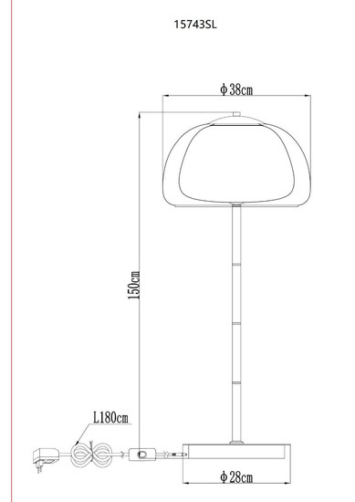 Globo LED Stehleuchte Avila 25W dimmbar Fernbedienung CCT warm-/tageslichtweiss Schwarz-chrom rauchfarben Metall Glas 150cm