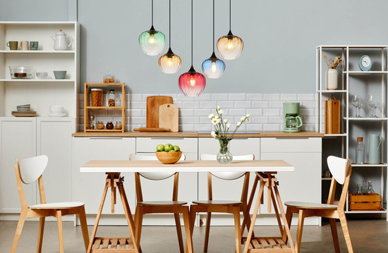 Globo Sander E27 Hängeleuchte 5-fach 40W Schwarz Matt, Metall 120cm 15748-5H