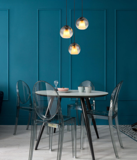 Globo Barry E27 Hängeleuchte 3-fach 40W Schwarz Matt, Metall Ø20cm 15749-3H