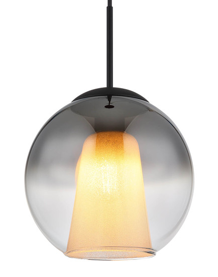 Globo Barry E27 Hängeleuchte 40W Schwarz Matt, Metall Ø25cm 15749H1