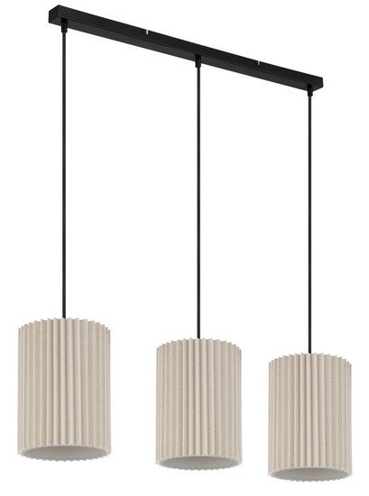 Globo Page E27 Hängeleuchte 3-fach 25W Schwarz Matt, Metall Ø20cm 15757-3H