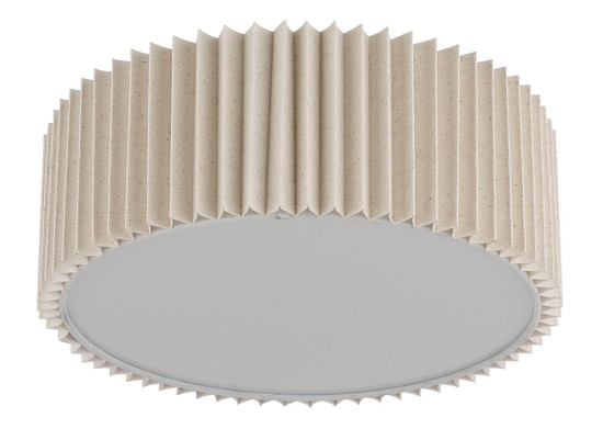 Globo Page E27 Deckenleuchte 2-fach 25W Weiß Matt, Metall Ø33cm 15757D1