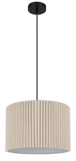 Globo Page E27 Hängeleuchte 40W Schwarz Matt, Metall Ø38cm 15757H