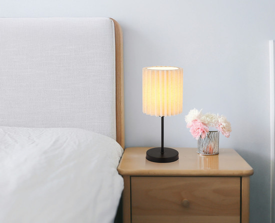 Globo Page E14 Tischleuchte 25W Schwarz Matt, Metall Ø15cm 15757T