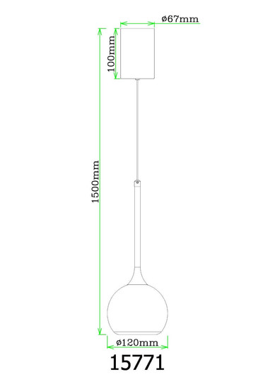 Globo LED Pendelleuchte Donovan 10W warmweiss Schwarz matt goldfarben Metall Ø12cm