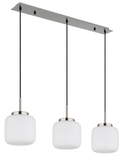 Globo Kladora E27 Hängeleuchte 3-fach 10W Nickel Matt, Metall Ø20cm 15772-3H