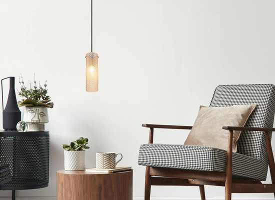 Globo Karolo E14 Hängeleuchte 40W Goldfarben, Metall Ø8cm 15775H