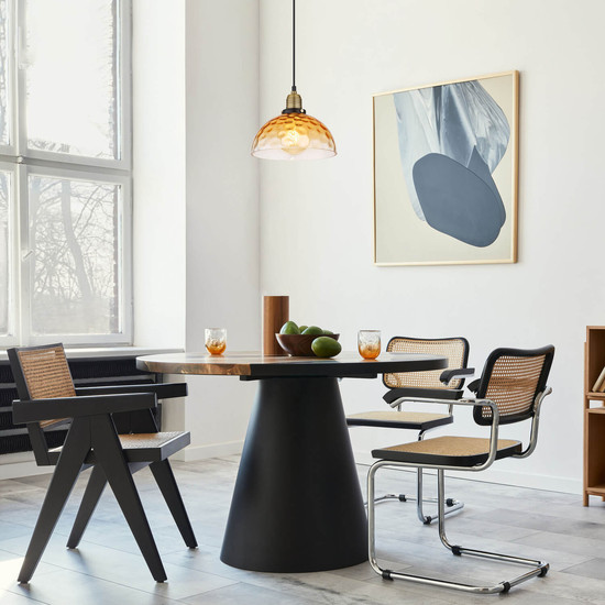 Globo Salvy E27 Hängeleuchte 60W Schwarz Matt, Metall Ø25cm 15786H1