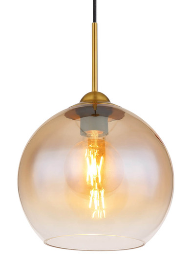 Globo Jamessa E27 Hängeleuchte 60W Messingfarben Matt, Metall Ø25cm 15788H