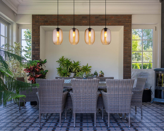 Globo Jefrey E27 Hängeleuchte 4-fach 40W Schwarz Matt, Metall Ø20cm 15794-4HA