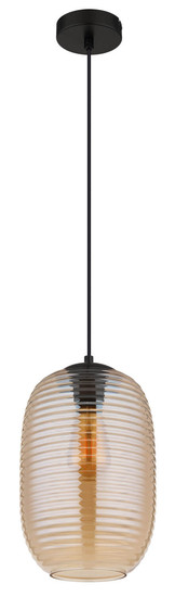 Globo Jefrey E27 Hängeleuchte 40W Schwarz Matt, Metall Ø20cm 15794HA