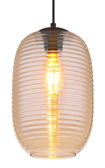 Globo Jefrey E27 Hängeleuchte 40W Schwarz Matt, Metall Ø20cm 15794HA