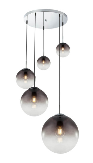 Globo Varus E27 Hängeleuchte 3-fach 40W Verchromt, Metall 150cm 15861-5