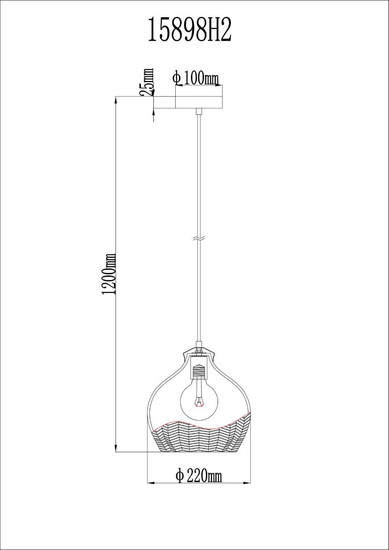Globo Pendelleuchte Jessica E27 Goldfarben matt brombeerfarben Metall Glas Ø18cm