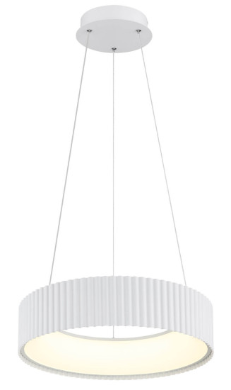 Globo Kemp LED Hängeleuchte 45W CCT Weiß Matt, Metall Memoryfunktion Ø46cm 15924W