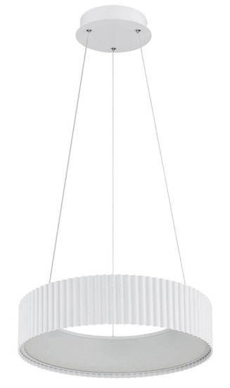 Globo Kemp LED Hängeleuchte 45W CCT Weiß Matt, Metall Memoryfunktion Ø46cm 15924W