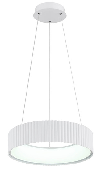 Globo Kemp LED Hängeleuchte 45W CCT Weiß Matt, Metall Memoryfunktion Ø46cm 15924W
