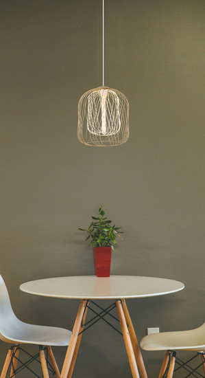 Globo Dichti E27 Hängeleuchte 40W Sandfarben Matt, Metall Ø35cm 15965H1