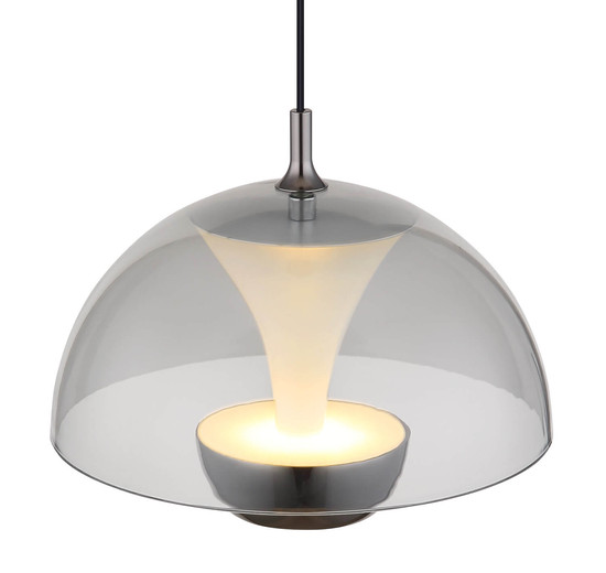 Globo Arus LED Hängeleuchte 10W Warmweiß Schwarz Matt, Metall Ø23cm 16022