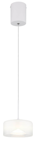 Globo Belinda LED Hängeleuchte 6W Neutralweiß Weiß Matt, Metall Ø15cm 16024HW