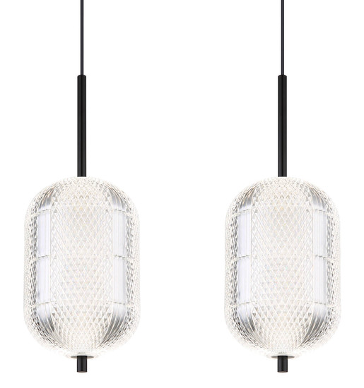 Globo Kurius LED Hängeleuchte 60W CCT Schwarz Matt, Metall Memoryfunktion Ø15cm 16043-5H