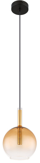 Globo Lopusa G9 Hängeleuchte 10W Schwarz Matt, Metall Ø18cm 16044H1