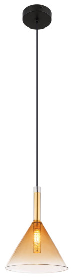 Globo Lopusa G9 Hängeleuchte 10W Schwarz Matt, Metall Ø20cm 16044H