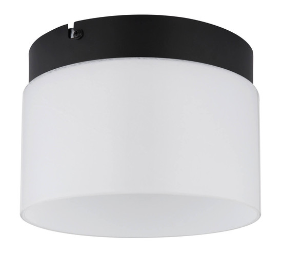 Globo Trenton LED Deckenleuchte 10W CCT Schwarz Matt, Metall Memoryfunktion Ø20cm 16052D