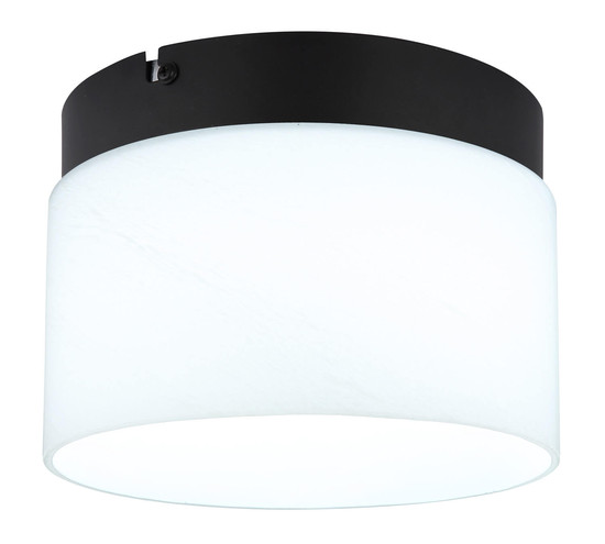 Globo Trenton LED Deckenleuchte 10W CCT Schwarz Matt, Metall Memoryfunktion Ø20cm 16052D