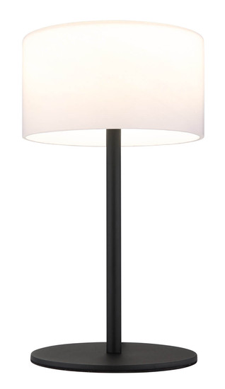 Globo Trenton LED Tischleuchte 10W CCT Schwarz Matt, Metall Ø20cm 16052T