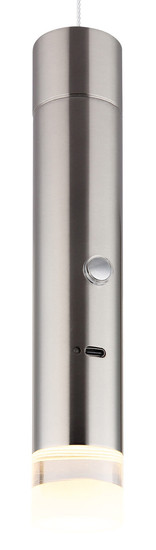 Globo Pelo LED Hängeleuchte 2W Warmweiß Nickel Matt, Metall Ø3,8cm 16060N