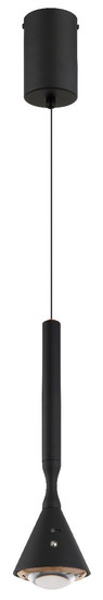 Globo LED Pendelleuchte Lucinda 4,5W dimmbar Akku CCT extra-warm-/neutral-/tageslichtweiss Schwarz matt Metall Ø10cm