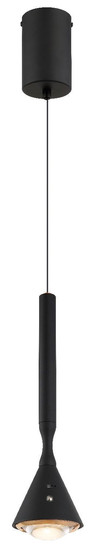 Globo LED Pendelleuchte Lucinda 4,5W dimmbar Akku CCT extra-warm-/neutral-/tageslichtweiss Schwarz matt Metall Ø10cm