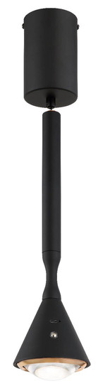 Globo LED Pendelleuchte Lucinda 4,5W dimmbar Akku CCT extra-warm-/neutral-/tageslichtweiss Schwarz matt Metall Ø10cm