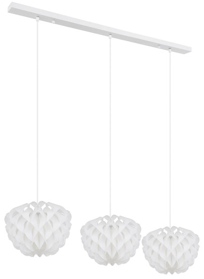 Globo Irene E14 Hängeleuchte 3-fach 25W Weiß, Metall Ø26cm 16115-3H