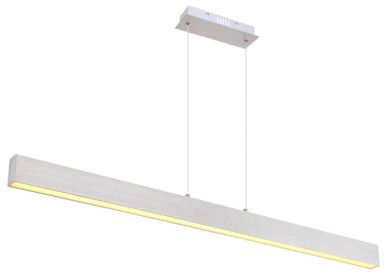 Globo Verena LED Hängeleuchte 40W Warmweiß Nickel Matt, Metall Memoryfunktion 120cm 17006N