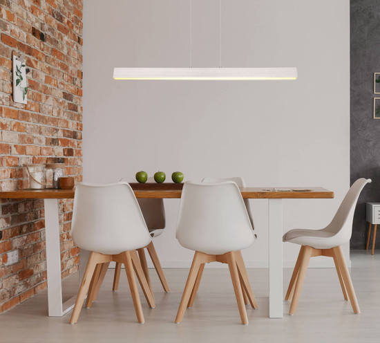 Globo Verena LED Hängeleuchte 40W Warmweiß Nickel Matt, Metall Memoryfunktion 120cm 17006N